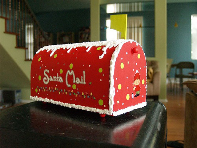 santa mailbox diy christmas