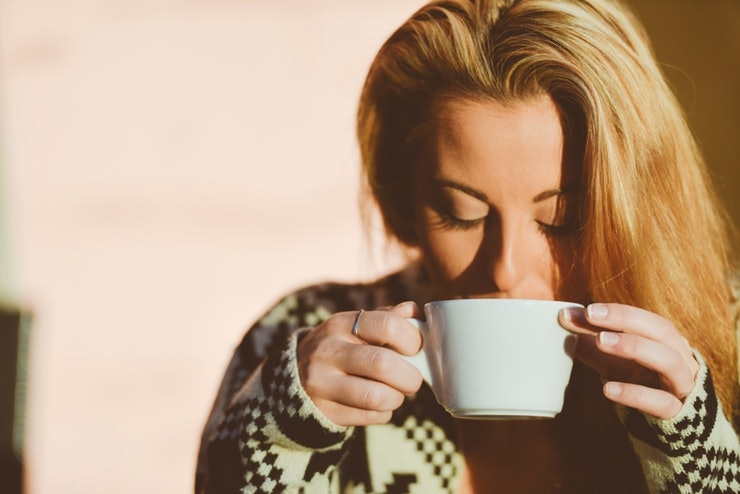 Girl with Coffee