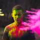 man-eyes-closed-color-pink-yellow-holi