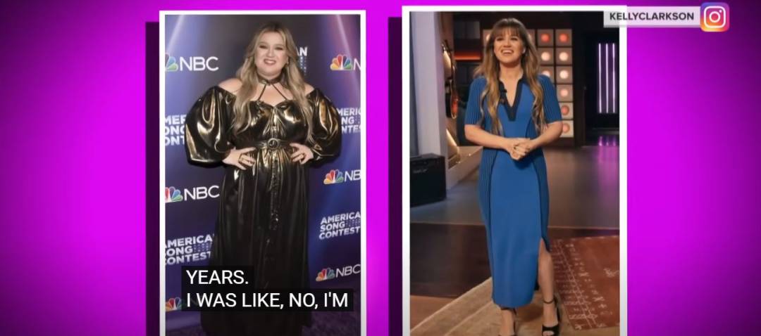 kelly clarkson weight loss