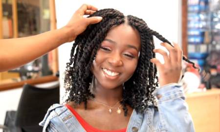 Styling Afro Kinky Hair
