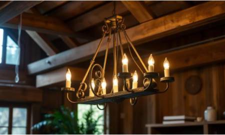 Rustic Dining Chandelier